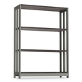Office & Office Supplies | Linea Italia LITTR735MOC 31-1/2 in. x 11-5/8 in. x 43-1/4 in. Three-Shelf Trento Line Bookcase - Mocha image number 2