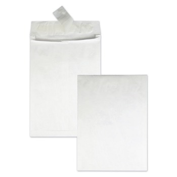 Survivor 10 in. x 13 in. No. 13-1/2 Lightweight 14 lbs. Tyvek Open End Expansion Mailers - White (100/Carton)