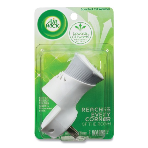  | Air Wick 62338-78046 1.75 in. x 2.69 in. x 3.63 in. Scented Oil Warmer - White/Gray (6/Carton) image number 0