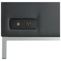  | Alera ALEQB8116P Alera Qub Series Powered Armless L Sectional, 26 3/8 X 26 3/8 X 30 1/2, Black image number 5