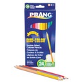 Pencils | Prang X22112 3 mm 2B Duo-Color Colored Pencil Sets - Assorted Lead and Barrel Colors (12/Set) image number 1
