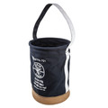 Cases and Bags | Klein Tools 5104FR 12 in. Flame-Resistant Canvas Bucket - Black image number 2