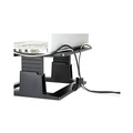 Office Jansan | 3M LX500 13 in. x 13 in. x 4 in. to 6 in. 20-lb. Capacity Adjustable Notebook Riser - Black image number 2