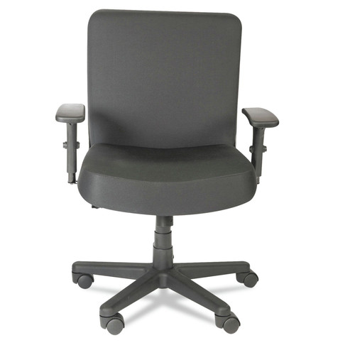 Office Jansan | Alera ALECP210 17.5 in. to 21 in. Seat Height XL Series Big/Tall Mid-Back Task Chair Supports Up to 500 lbs. - Black image number 0
