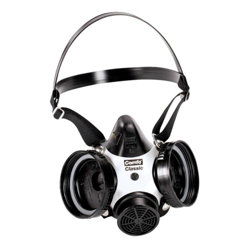 Respirators | MSA 808071 Comfo Classic SoftFeel Silicone Facepiece - Black image number 0