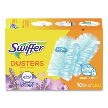 Swiffer Dust Lock Fiber Refill Dusters - Light Blue, Lavender Vanilla (10/Box)