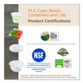 Cups and Lids | World Centric CP-CS-3 3 oz PLA Plastic Cold Cups - Clear (2500/Carton) image number 5