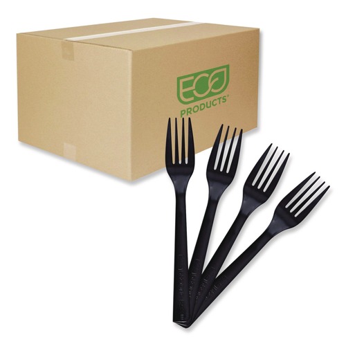 Office Jansan | Eco-Products EP-S112 6 in. 100 Percent Recycled Content Fork (1000/Carton) image number 0