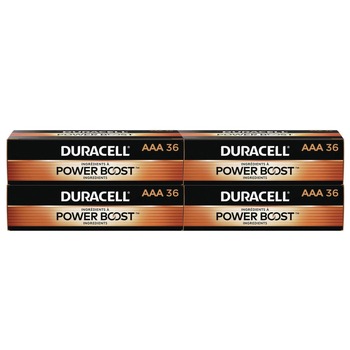 Duracell Power Boost CopperTop Alkaline AAA Batteries (144/Carton)