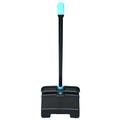 Cleaning Cloths | Impact T0011-01 12.32 in. Wide 31.84 in. Aluminum Handle Plastic LobbyMaster Dust Pan - Blue/Black (6/Carton) image number 2
