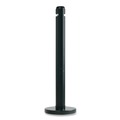 Labor Day Sale! Save $30 off $199! | Rubbermaid Commercial FGR1BK 4 in. x 41 in. 0.9 gal. Round Steel Smoker's Pole - Black image number 0