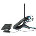 Office Jansan | 3M LX550 9 in. x 12 in. x 6.5 in. to 9.5 in. 20-lb. Capacity Vertical Notebook Computer Riser with Cable Management - Black/Charcoal Gray image number 6