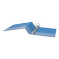 Office Jansan | Universal UNV20753 11 in. x 8.5 in. 3 in. Capacity 3-Slant D-Ring View Binder - Light Blue image number 1