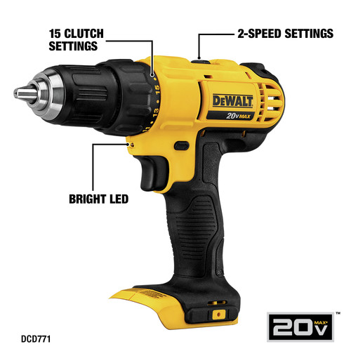 Dewalt 20V MAX Brushless Compact Lithium Ion Cordless 8 Tool Combo Kit 2 Ah