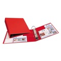 Office Jansan | Avery 79582 3 One Touch EZD Rings 2 in. Capacity 11 in. x 8.5 in. Heavy-Duty Non-View Binder with DuraHinge - Red image number 3