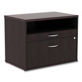  | Alera ALELS583020ES Open Office Series Low 29.5 in. x 19.13 in. x 22.88 in. File Cabient Credenza - Espresso image number 1