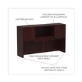  | Alera ALEVA286015MY 58.88 in. x 15 in. x 35.38 in. 4 Compartments Valencia Series Hutch with Doors - Mahogany image number 6