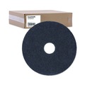 Cleaning & Janitorial Accessories | Boardwalk BWK4016BLA 16 in. Diameter Stripping Floor Pads - Black (5/Carton) image number 0