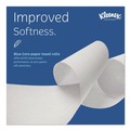 Paper Towels and Napkins | Kleenex 25639 7.5 in. x 700 ft. 1-Ply Hard Roll Paper Towels with Premium Absorbency Pockets - White (6/Carton) image number 4
