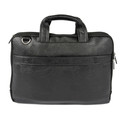 | STEBCO EXB527-BLACK 11 in. x 3 in. x 11.5 in. Synthetic Leather Harold Slim Briefcase - Black image number 1