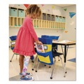 Office Chairs | Carson-Dellosa 158036 15 in. x 1.5 in. x 19 in. Fabric Chairback Buddy for Student Chairs - Medium, Blue/Yellow image number 6