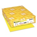 Office Jansan | Astrobrights 21011 8.5 in. x 11 in. 24 lbs. Bond Weight Color Paper - Lift-Off Lemon (500/Ream) image number 0