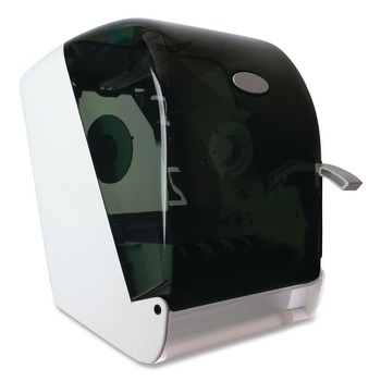 GEN AG10400ESD 11.25 in. x 9.5 in. x 14.38 in. Lever Action Towel Roll Dispenser - Transparent (1/Carton)