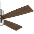 Ceiling Fans | Casablanca 59288 54 in. Bullet Brushed Nickel Ceiling Fan with Light and Wall Control image number 2