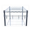 Office Jansan | Alera SW654818SR 48 in. x 18 in. x 72 in. 5-Shelf Wire Shelving Kit with Casters and Shelf Liners - Silver image number 2