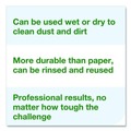 Paper Towels and Napkins | Tork 500105 1-Ply 9 in. x 12.4 in. Light Duty Cleaning Cloth Giant Roll - White (1/Carton) image number 4