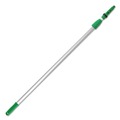 Office Jansan | Unger EZ250 8 ft. Two Sections Opti-Loc Aluminum Extension Pole - Green/Silver image number 0