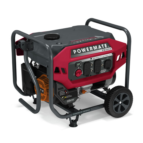  | Powermate P0081200 PM4500 COsence 4500/3600 Watt 224cc Portable Gas Generator image number 0