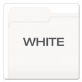 Percentage Off | Pendaflex 152 1/3 WHI 1/3-Cut Tabs Assorted Letter Size Colored File Folders - White (100/Box) image number 4
