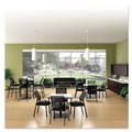  | Alera ALEQB8016 QUB Series 26.38 in. x 26.38 in. x 30.5 in. Corner Sectional - Black image number 10