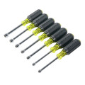 Hand Tool Sets | Klein Tools 65160 7-Piece Metric Nut 3 in. Shaft Nut Driver Set image number 0
