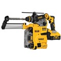 Rotary Hammers | Dewalt DCH293R2DH 20V MAX XR Brushless Cordless 1-1/8 in. L-Shape SDS PLUS Rotary Hammer Kit with On Board Extractor (6 Ah) image number 2