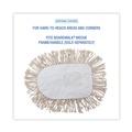 Just Launched | Boardwalk BWK1491 17.5 in. x 13.5 in. Cotton Wedge Dust Mop Head - White image number 4