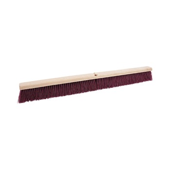 Boardwalk 3.25 in. Maroon Stiff Polypropylene Bristles 36 in. Brush Floor Brush Head