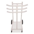 Office Filing Cabinets & Shelves | Champion Sports HCRACK 26 in. x 22 in. x 49 in. 176 lbs. Capacity Plastic Hoop Storage Rack - White image number 0