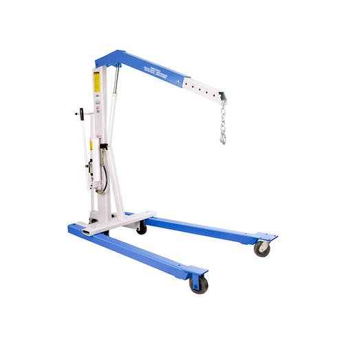 Engine Slings Stands | OTC Tools & Equipment 1819 2200 lbs. Capacity Heavy-Duty Floor Crane image number 0