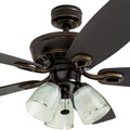 Ceiling Fans | Prominence Home 51017-45 52 in. Marston Traditional Indoor LED Ceiling Fan with Light - Bronze image number 3