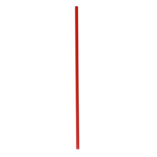 Food Service | Boardwalk BWKJSTW1025RED 10.25 in. Wrapped Jumbo Polypropylene Straws - Red (2000/Carton) image number 0