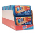 Sponges & Scrubbers | Brillo 21035 Estracell 4.5 in. x 2.75 in. Scrub Sponge Variety Pack - Blue/Purple/White (8/Carton) image number 0