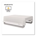 Office Furniture Accessories | Fellowes Mfg Co. 100098565 13.94 in. x 11.97 in. x 3.25 in. to 6 in. Supports 33 lbs. Breyta Monitor Stand - White image number 2