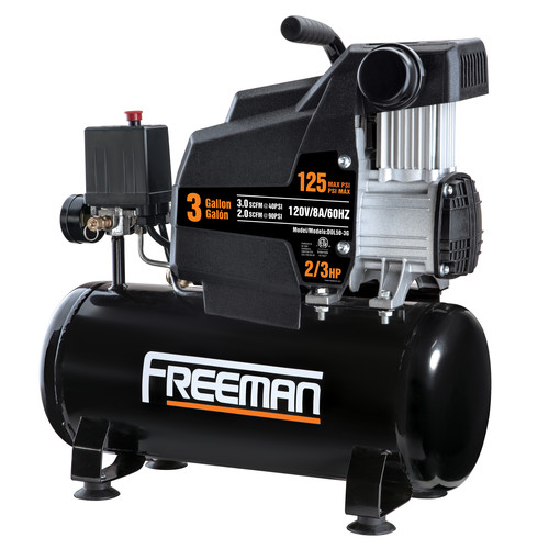 Portable Air Compressors | Freeman TA3GCOMP 1 HP 3 Gallon Oil-Free Hot Dog Air Compressor image number 0