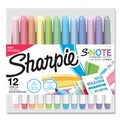 Markers | Sharpie 2158060 S-Note Chisel Tip Creative Markers - Assorted Ink/Barrel Colors (12/Pack) image number 0