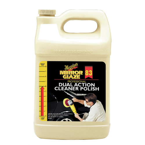Car Wash and Wax | Meguiar's M8301 Mirror Glaze 1 Gallon Bottle Professional Dual Action Cleaner/ Polish image number 0