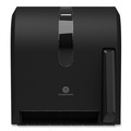 Bulk Savings Pricing 2 | Georgia Pacific Professional 54338A 13 in. x 10 in. x 14.4 in. Hygienic Push-Paddle Roll Towel Dispenser - Black (1/Carton) image number 0