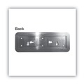 Office Jansan | Cosco 098206 9 in. x 3 in. Employees Only Brushed Metal Office Sign - Silver image number 3