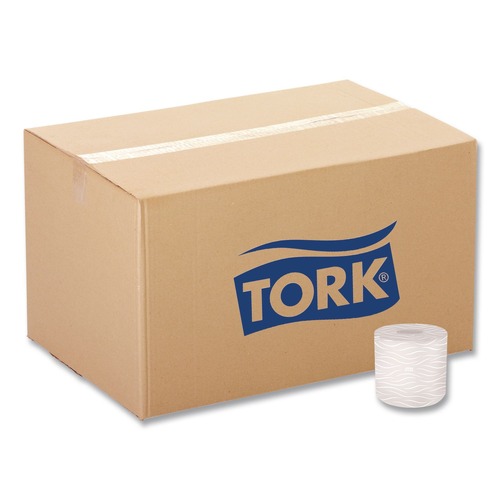 Toilet Paper | Tork 2465110 2-Ply Septic Safe Advanced Bath Tissue - White (80/Carton) image number 0